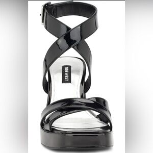 Nine West Glossy Black Heels